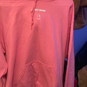 Lonely Ghost Pink Hoodie